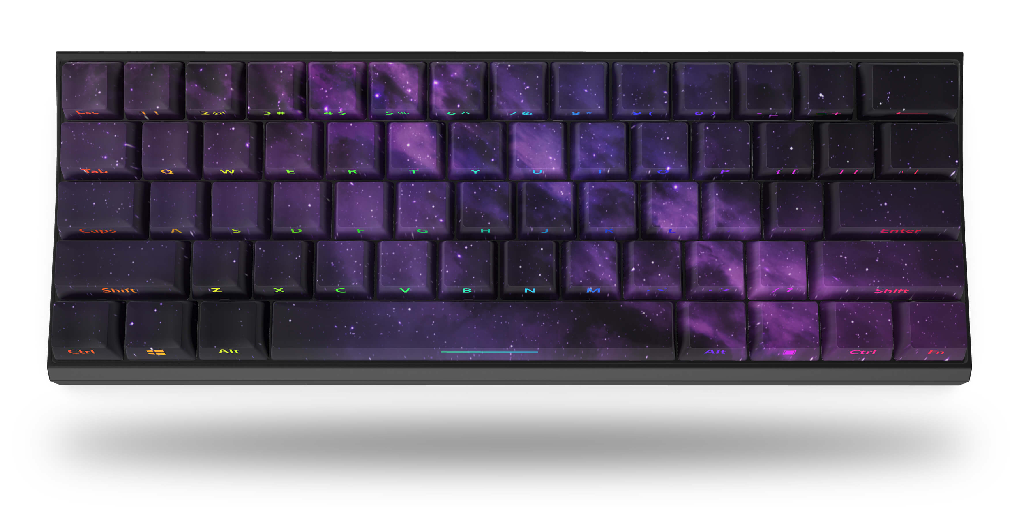Galaxy Rift T60 Pro Mechanical Gaming Keyboard - RGB Backlit, Wired USB, Ergonomic Design for PC Gamers - Perfect for Esports, Streaming & Office Work