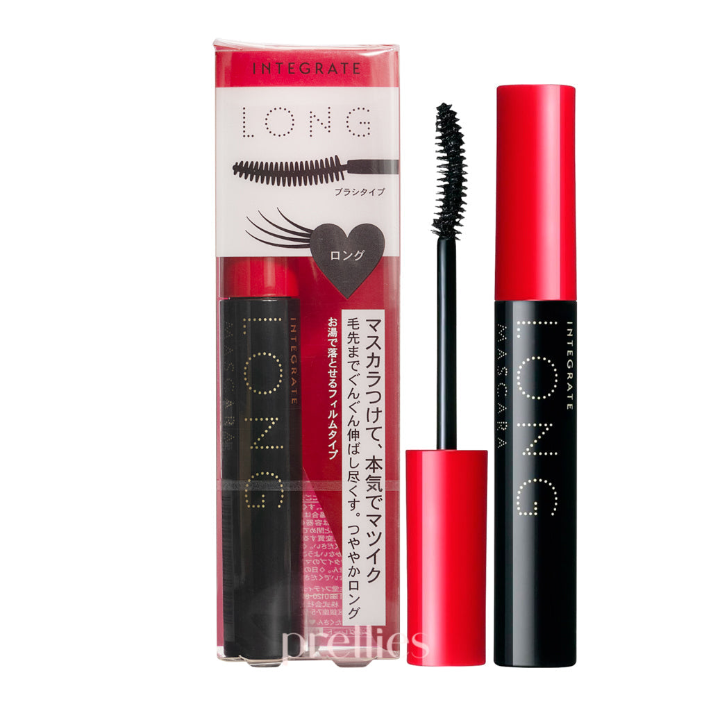 Shiseido Integrate Long Lasting Volumizing Mascara - Black (7g) for Dramatic Lashes | Perfect for Everyday Wear & Special Occasions