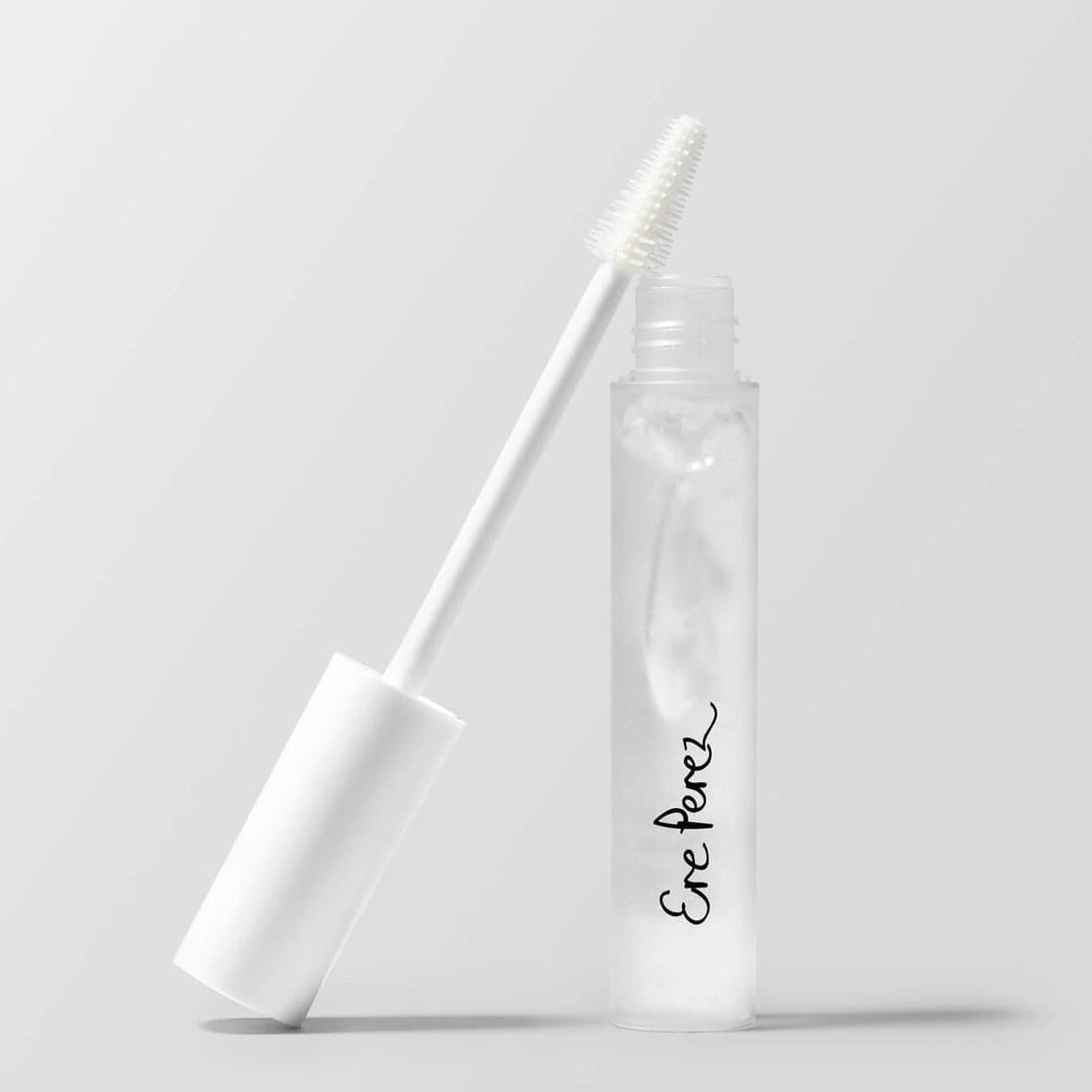 Ere Perez Aloe Gel Clear Lash & Brow Mascara - Natural Vegan Conditioning Formula for Longer Lashes & Fuller Brows - Perfect for Daily Makeup & Sensitive Eyes