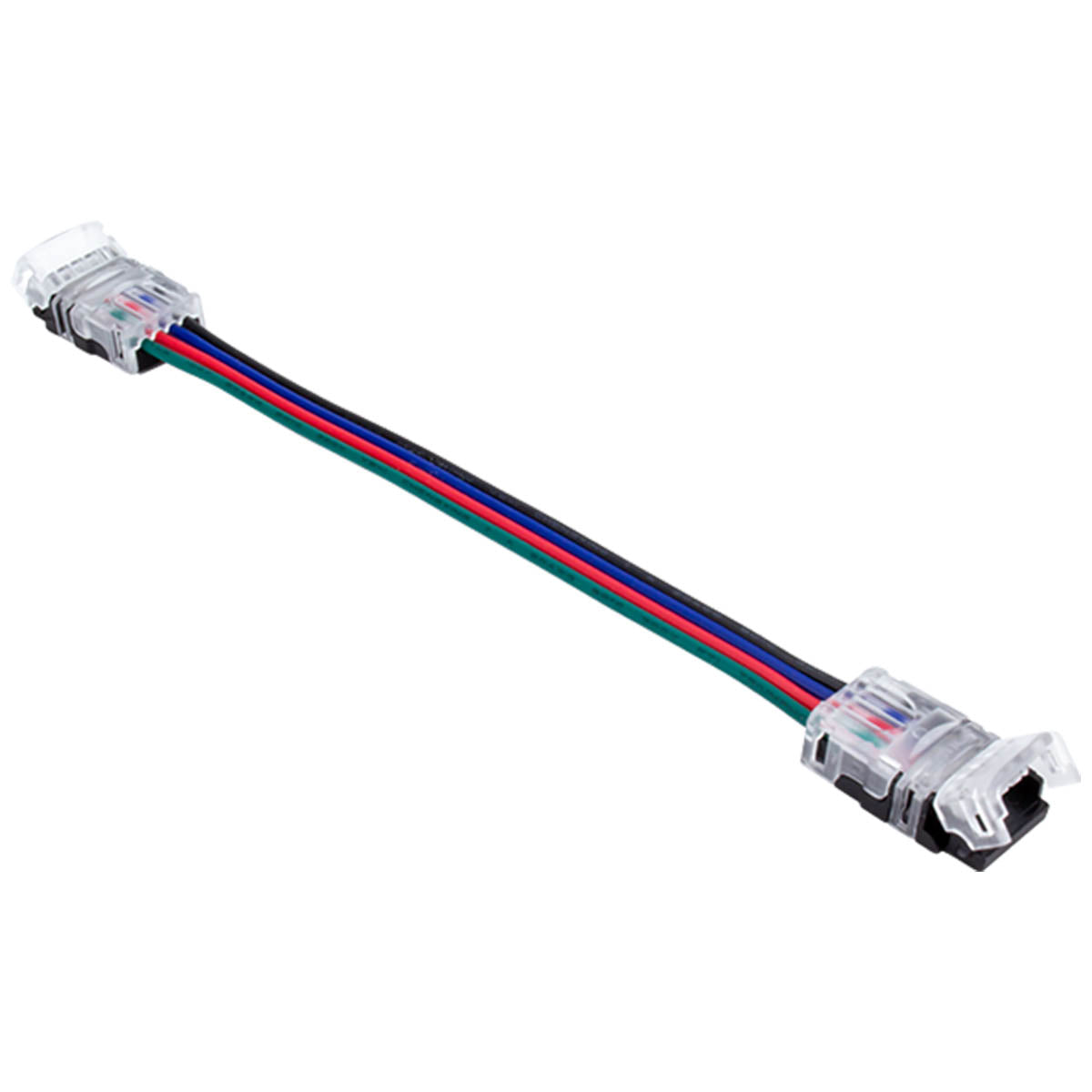 24in. High-Definition Linking Cable with 4-Wire Snap Connector for Trulux Tunable CCT & RGB LED Tape Lights - Perfect for Home Theater, Under Cabinet, and Accent Lighting Installations