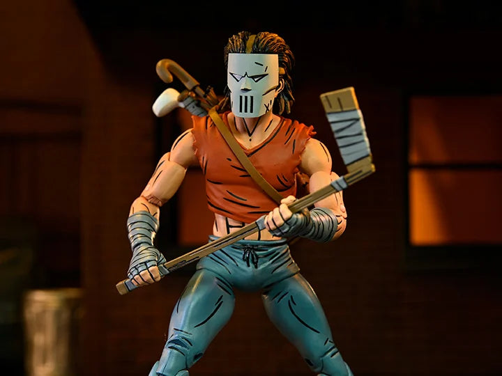 Teenage Mutant Ninja Turtles Casey Jones Action Figure - Mirage Comics Collectible for TMNT Fans | Perfect for Display, Gifts & Comic Book Collections