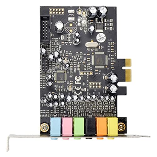 XLL PCIe 7.1 Channel Sound Card - Internal Audio Card with CM8828 Chip for PC | High-Quality 7.1 Surround Sound for Gaming, Music Production & Home Theater Systems