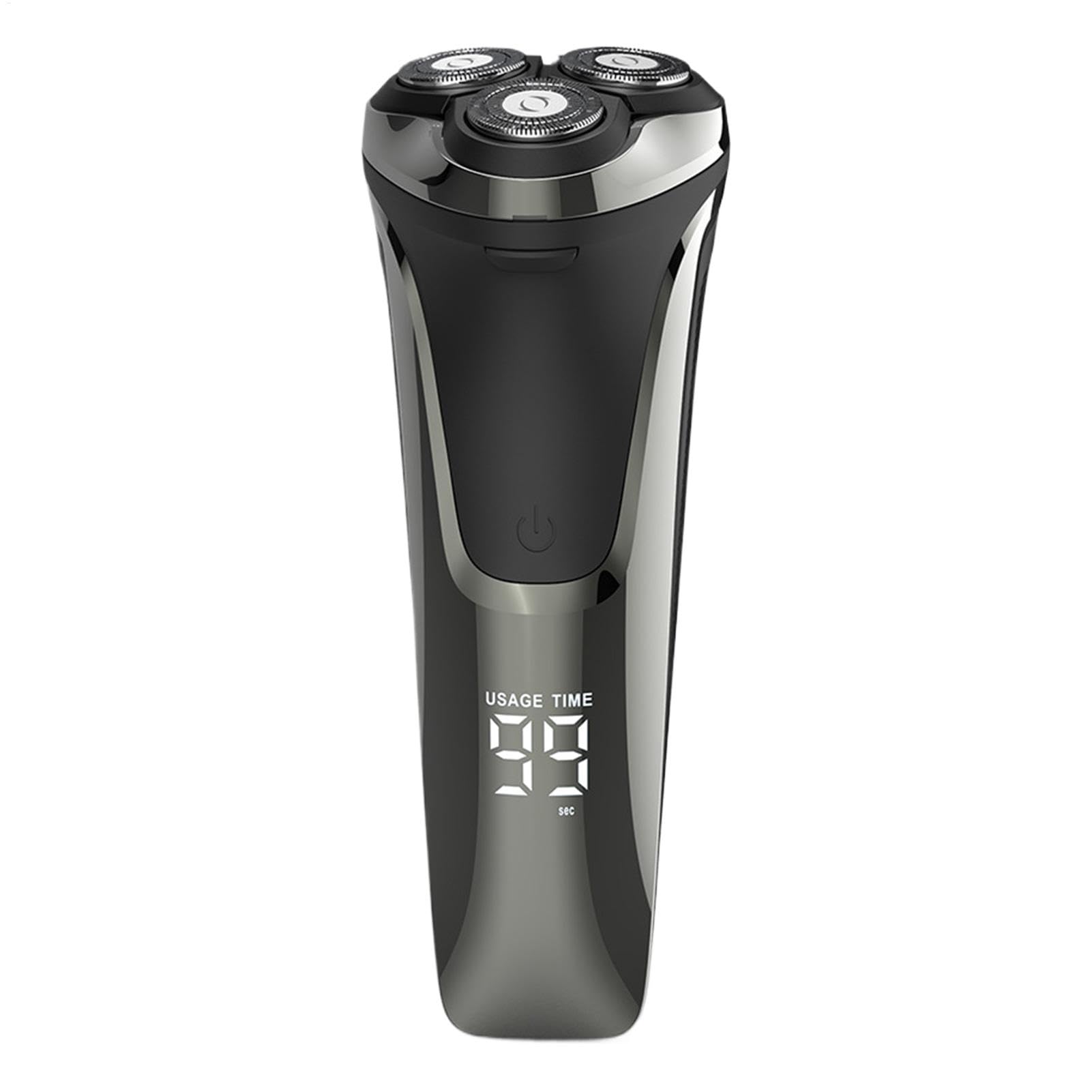 Snapbuy Pro 4D Floating Head Rotary Electric Razor for Men - Waterproof Wet & Dry Shaver with LCD Display & Fast Charging - Perfect for Travel, Gym & Daily Grooming