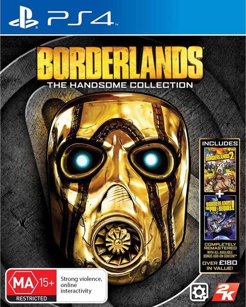 Borderlands: The Handsome Collection - PS4 Game for PlayStation 4 | Action RPG Shooter with All DLCs | Perfect for Co-op Gaming & Single Player Adventures