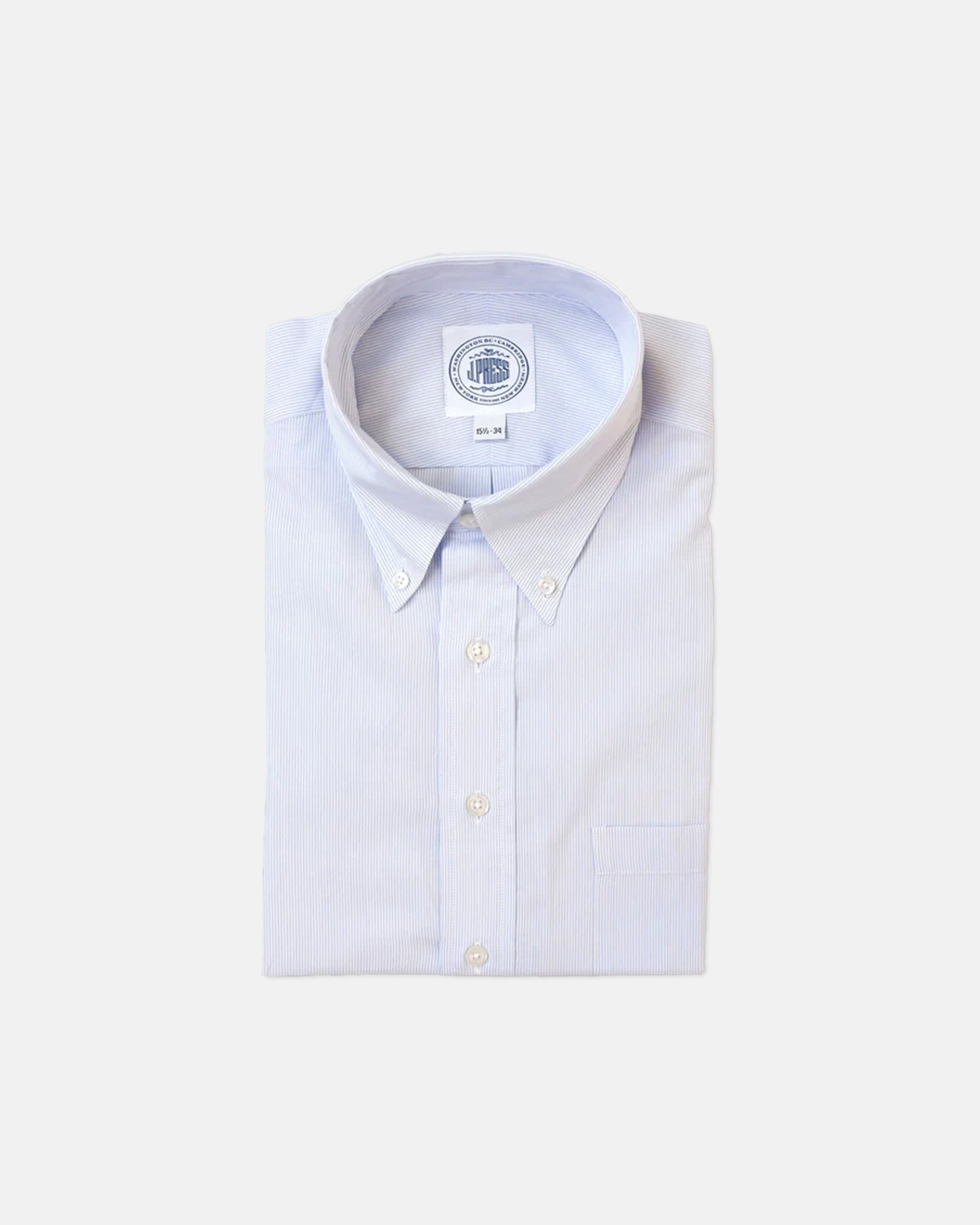 Premium Slim Fit Hairline Stripe Dress Shirt for Men - Business & Formal Wear - Office, Interview & Special Occasion Outfit