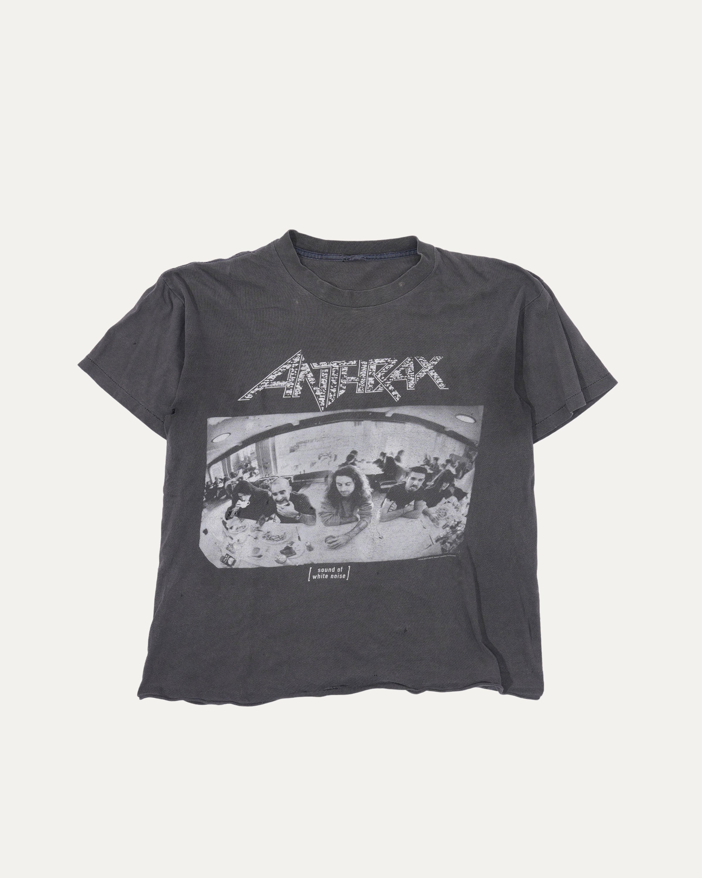 Anthrax Sound of White Noise Tour Vintage T-Shirt - Official Band Merch for Rock & Metal Fans | Perfect for Concerts, Gigs & Music Events