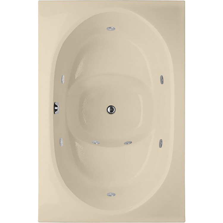 Premium Air Tub Designer Collection - Fuji Drop-In Acrylic Bathtub with 8 Hydrotherapy Jets, 60