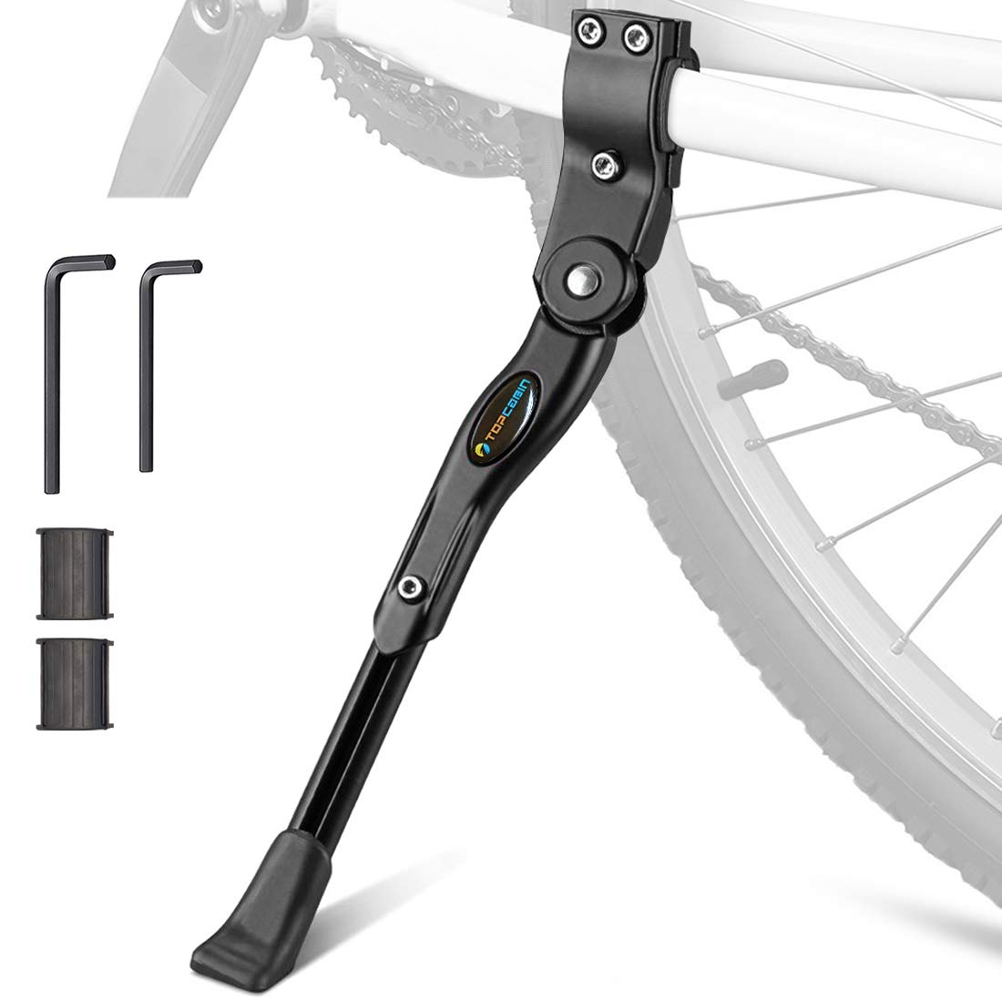 Adjustable Aluminum Alloy Bike Kickstand - Universal Fit for 22