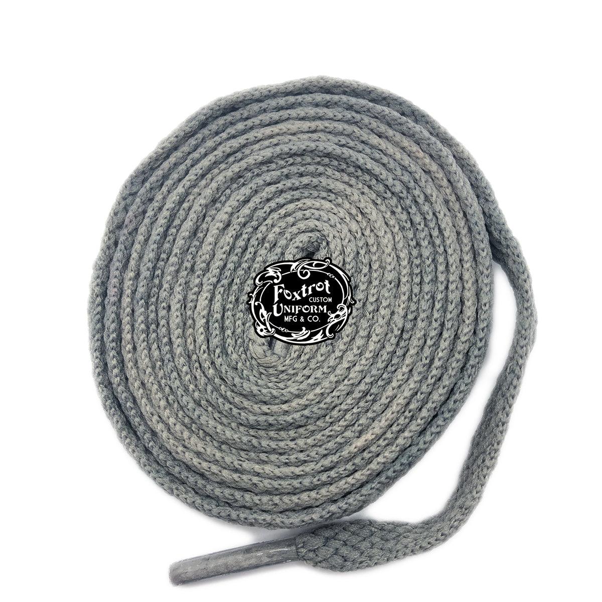 Fade Away Laces 'Cement' - Premium No-Tie Shoelaces for Sneakers & Athletic Shoes - Perfect for Running, Basketball & Everyday Wear