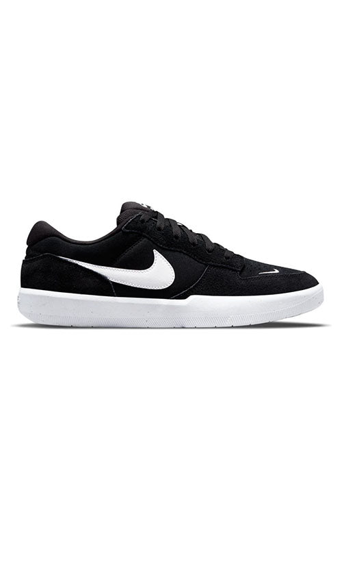 Nike SB Force 58 Men's Skateboarding Shoes - Black/White/White | Comfortable & Durable for Street Skating, Casual Wear & Everyday Use