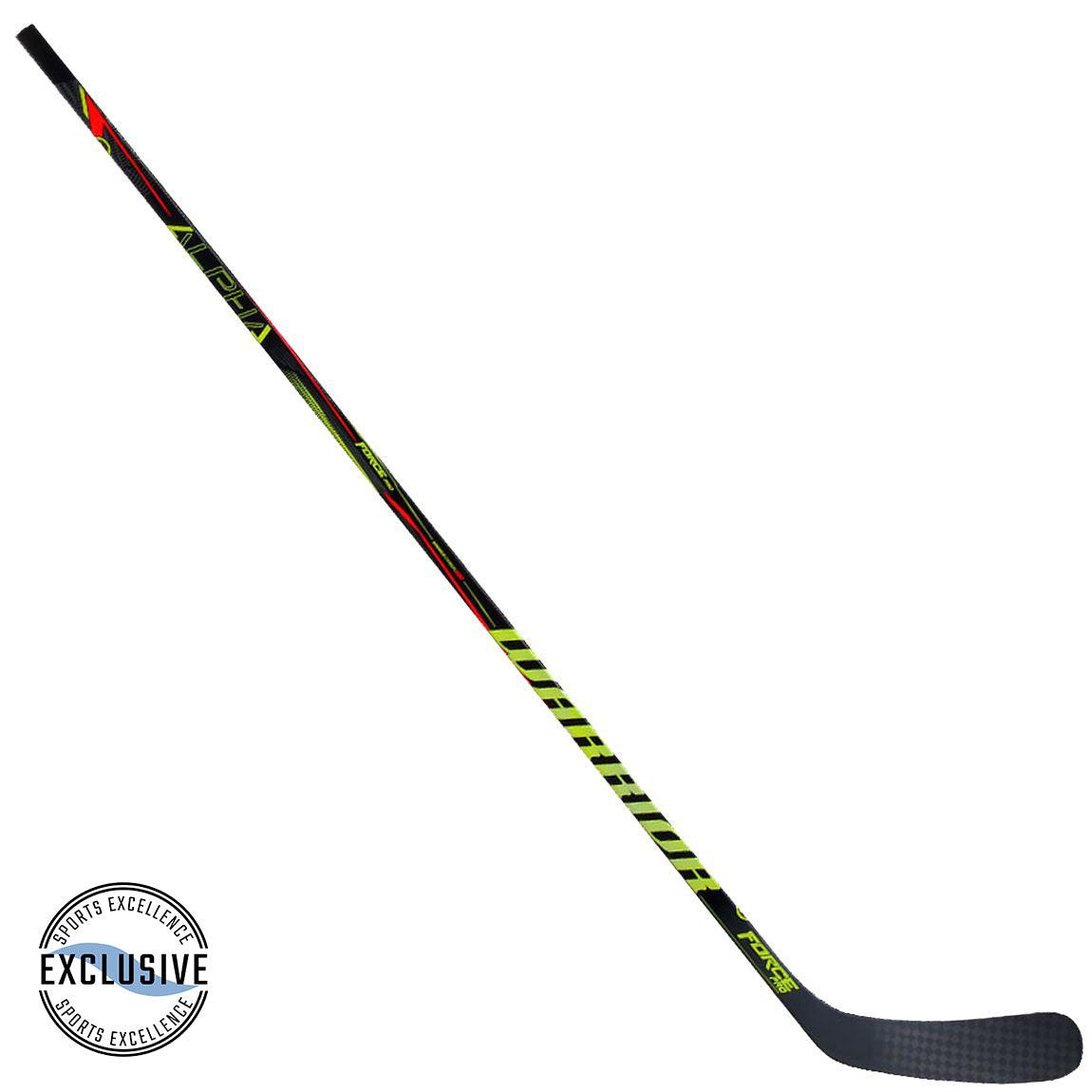 Alpha Force Pro Hockey Stick 2017 - Intermediate Composite Hockey Stick for Youth & Adult Players - Perfect for Ice Hockey Training, Games & Street Hockey Practice