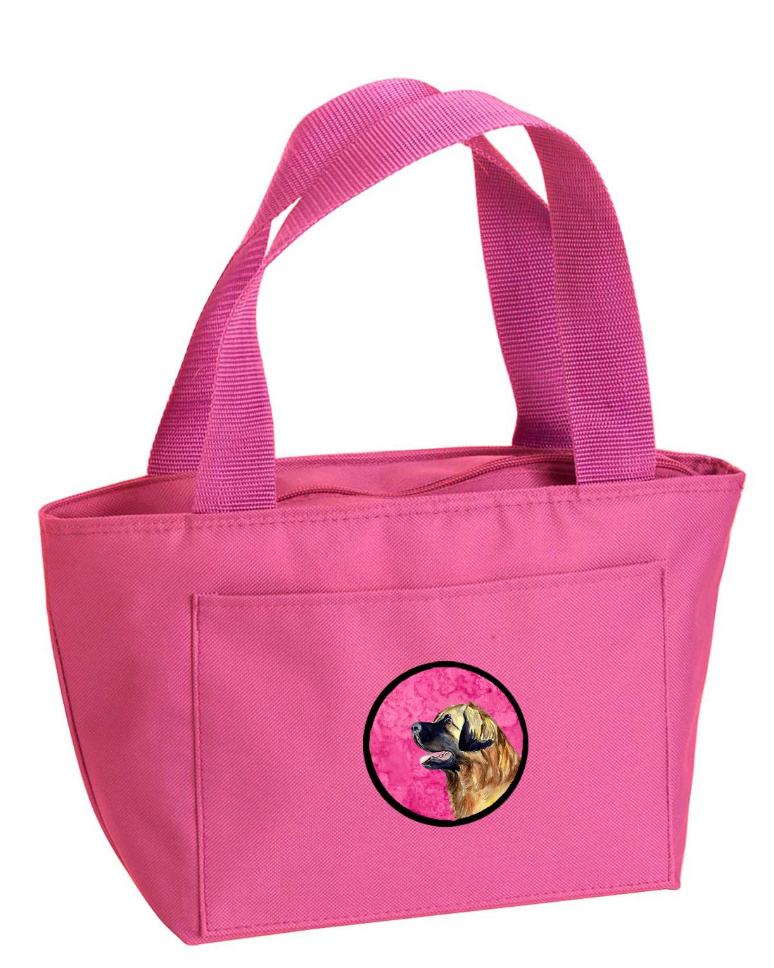 Insulated Lunch Box Tote Bag for Women & Men - Large Reusable Pink Leonberger Design Lunch Bag by Caroline's Treasures | Perfect for Work, School, Picnics & Outdoor Activities