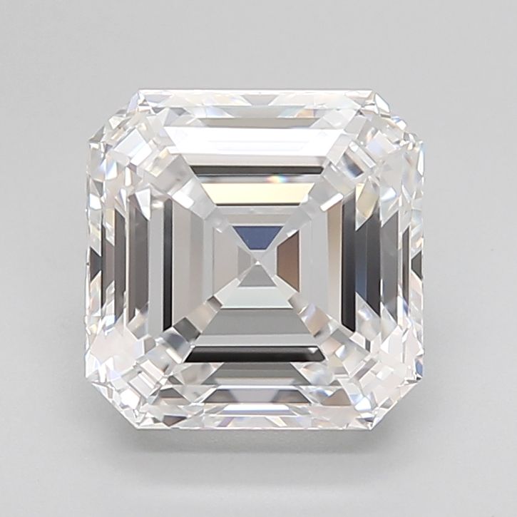 3.00 Carat Asscher Cut Lab Grown Diamond - VVS1 Clarity, D Color | Eco-Friendly Engagement Ring Center Stone for Wedding & Anniversary Jewelry