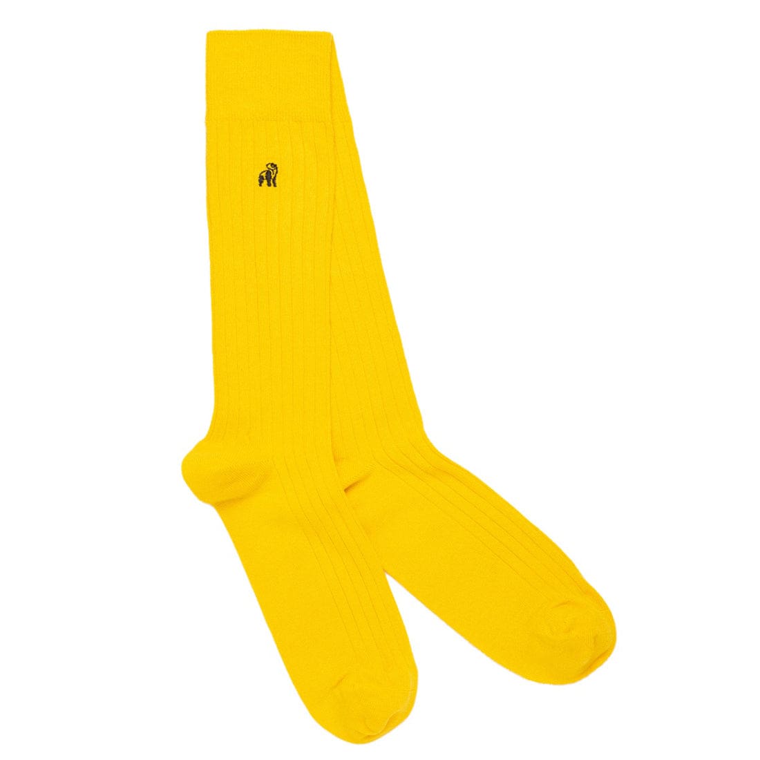 Banana Yellow Bamboo Socks for Men & Women - Soft, Breathable & Eco-Friendly - Perfect for Yoga, Running & Everyday Comfort