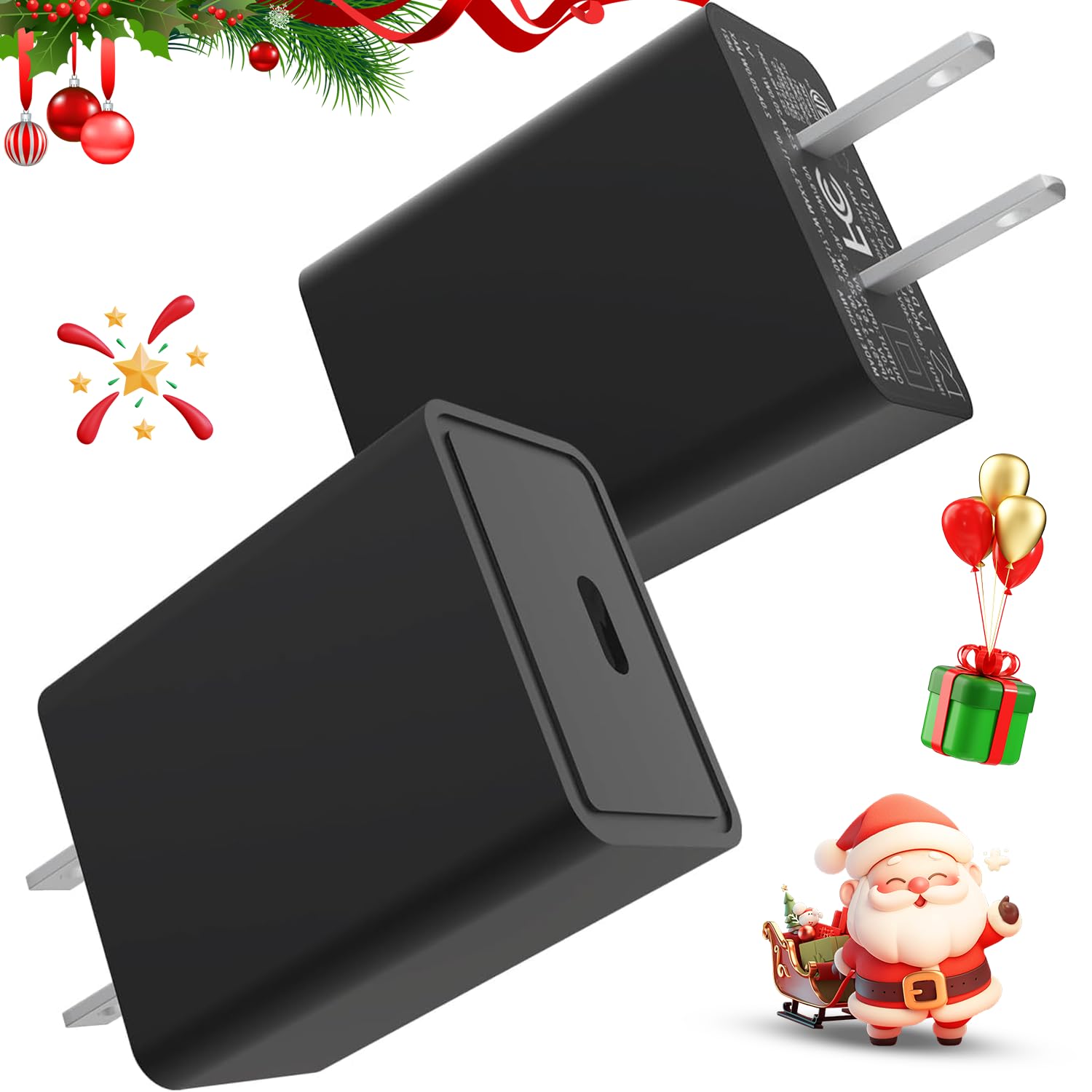 UL Certified 20W USB C Fast Charger Wall Charger - PD Power Adapter Plug with Quick Charge for iPhone, Samsung, iPad - Perfect for Home, Office & Travel Charging
