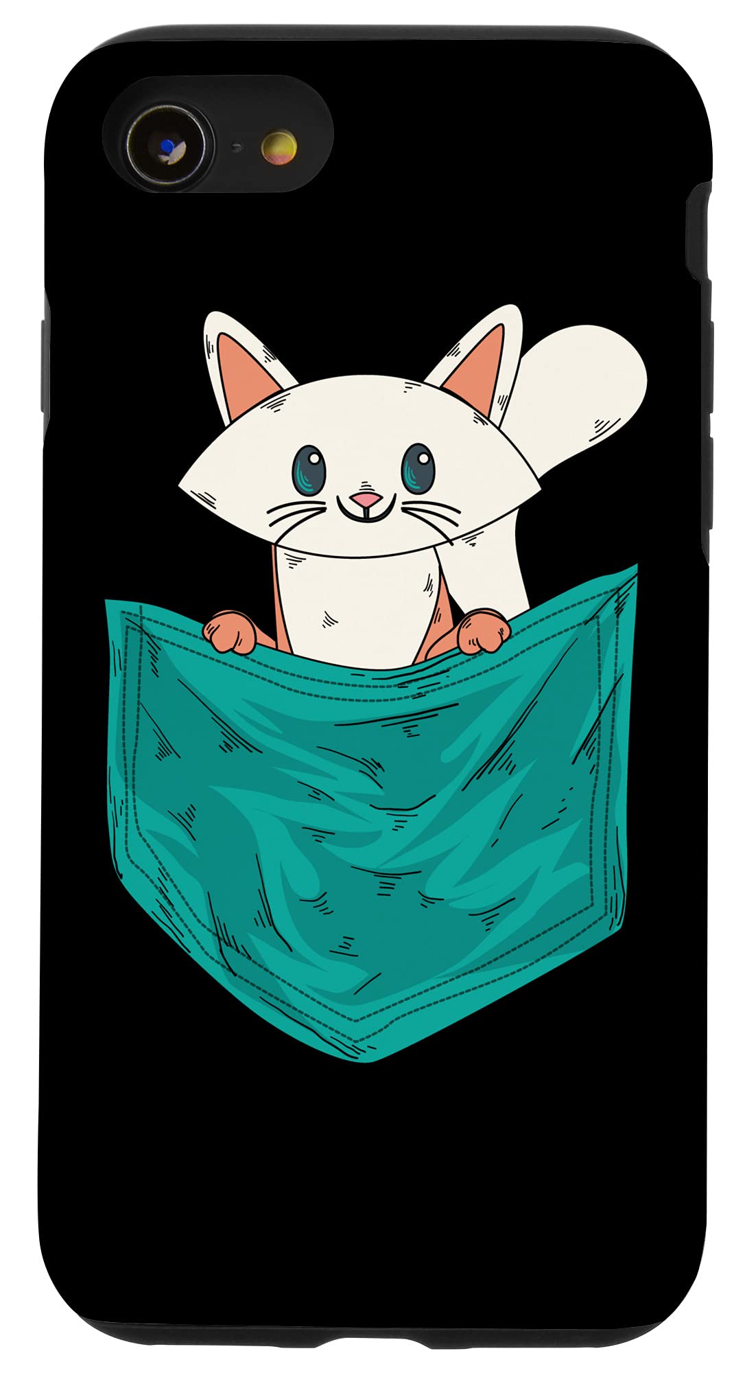 Funny Kitten iPhone SE/7/8 Case - Cute Gift for Cat Lovers | Daily Use & Protection