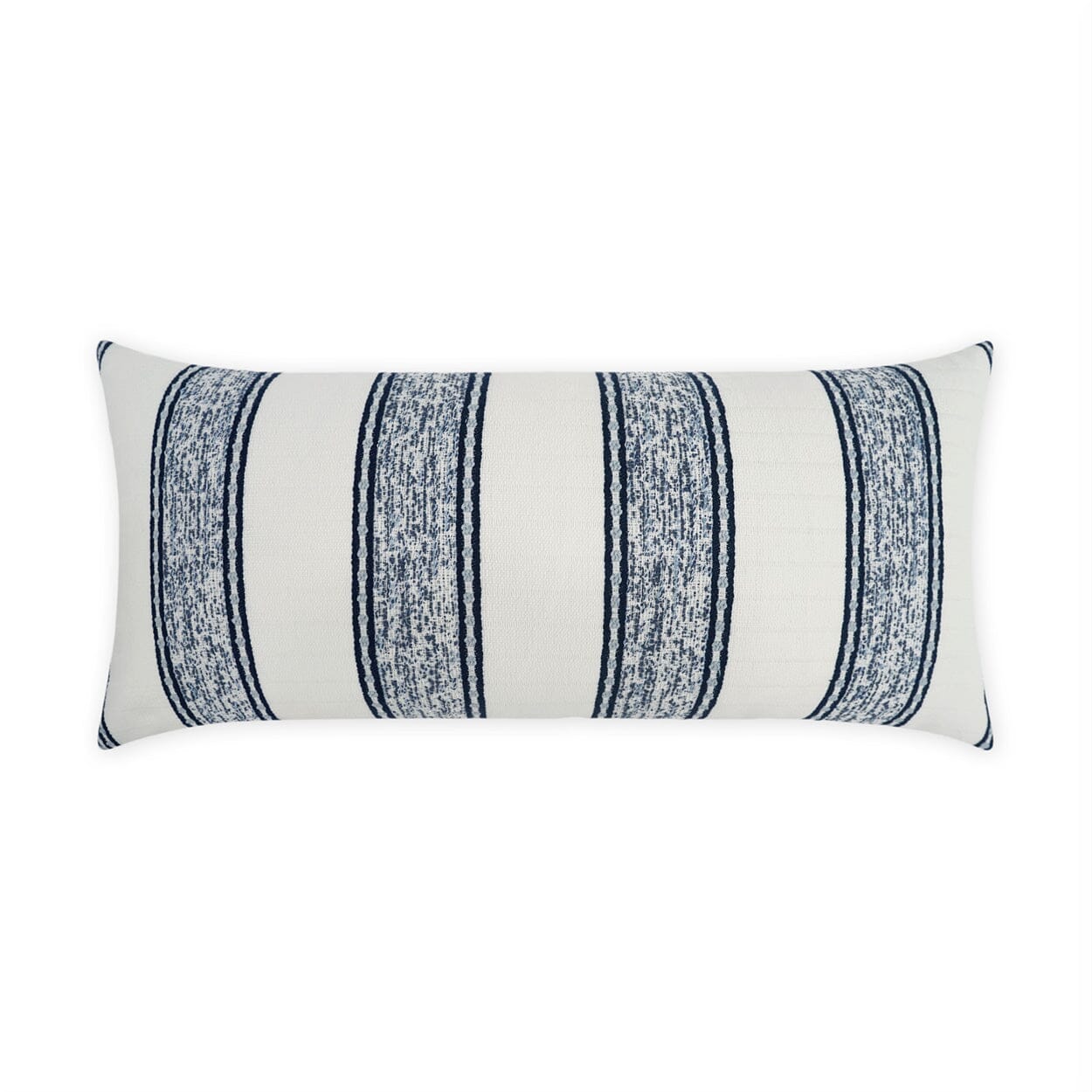 D.V. Kap 12x24 Outdoor Lumbar Pillow - Waterproof & UV Resistant - Gilner Azure Blue - Perfect for Patio Furniture, Poolside Lounging & Garden Decor
