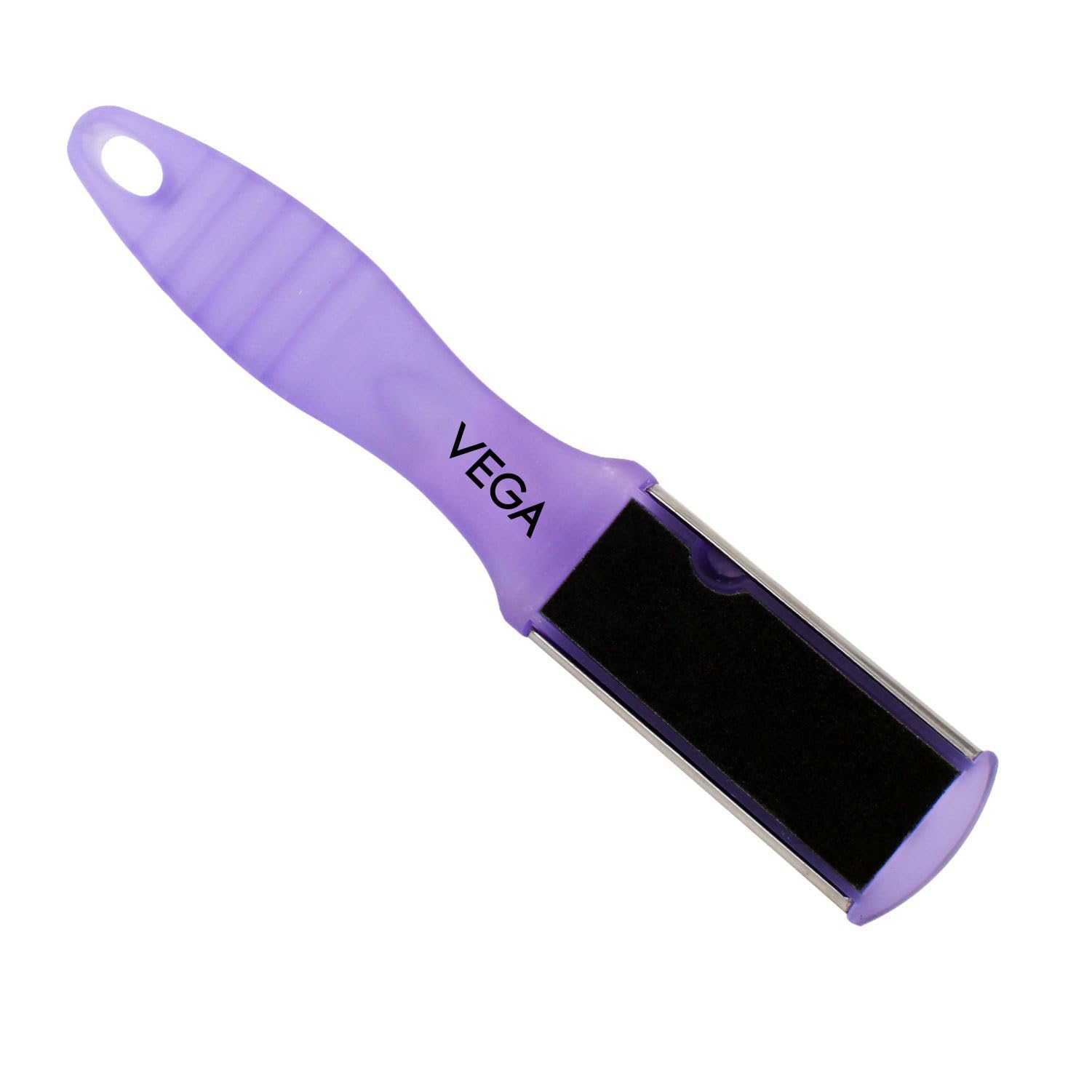 VEGA Portable Pedicure Filer & Callus Remover - Electric Foot Scraper for Dead Hard Skin Removal - Perfect for Home Pedicure, Salon & Travel Use