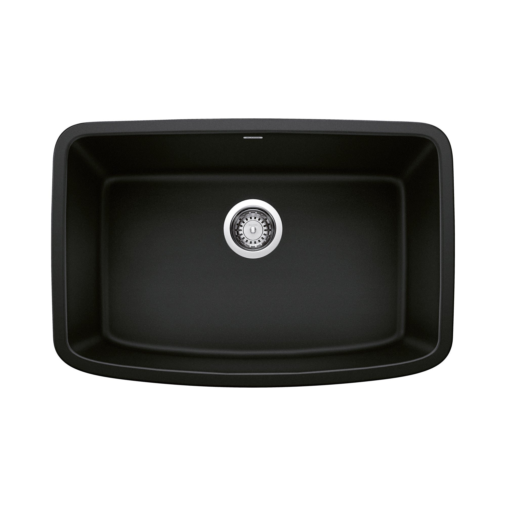BLANCO Valea 27 SILGRANIT Undermount Kitchen Sink - Premium Granite Composite 27-Inch Single Bowl Sink for Modern Kitchens | Perfect for Food Prep, Dishwashing & Entertaining