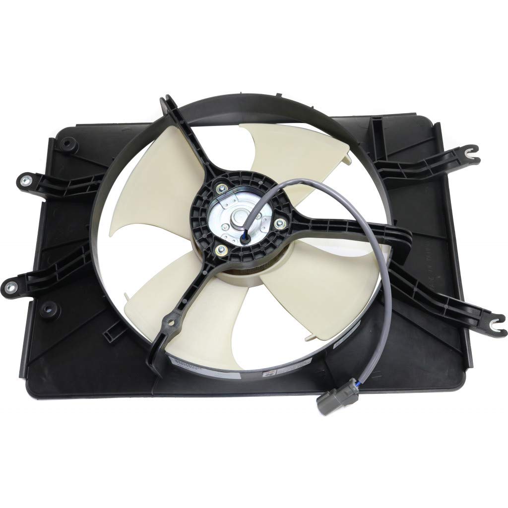 2003-2004 Honda Pilot Cooling Fan Assembly & A/C Condenser Replacement - OEM HO3113120 38615-PGK-A00 | Perfect for Engine Cooling System Repair & Maintenance