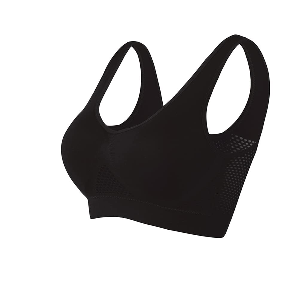 Ladicool Air Bra - Breathable Wireless Sports Bra for Women, Seamless Invisible Comfort Bra with Air Permeable Design - Perfect for Yoga, Running, Gym Workouts & Everyday Wear