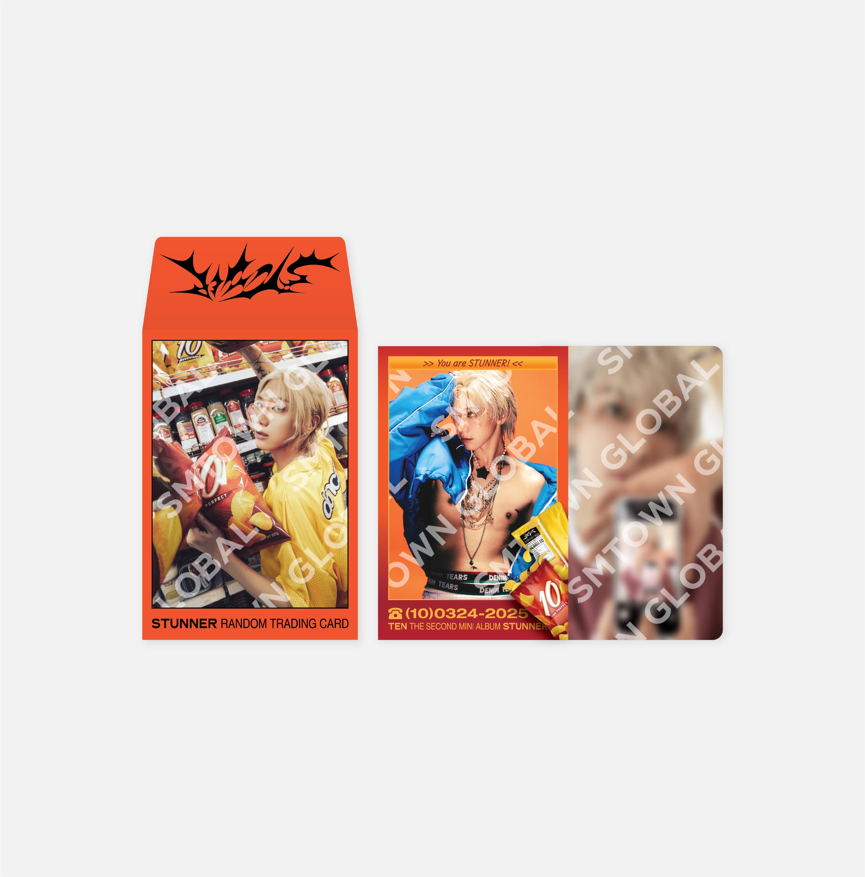 Random Trading Card Set - TEN The 2nd Mini Album [STUNNER] | K-Pop Collectible Merchandise for Fans & Card Game Enthusiasts