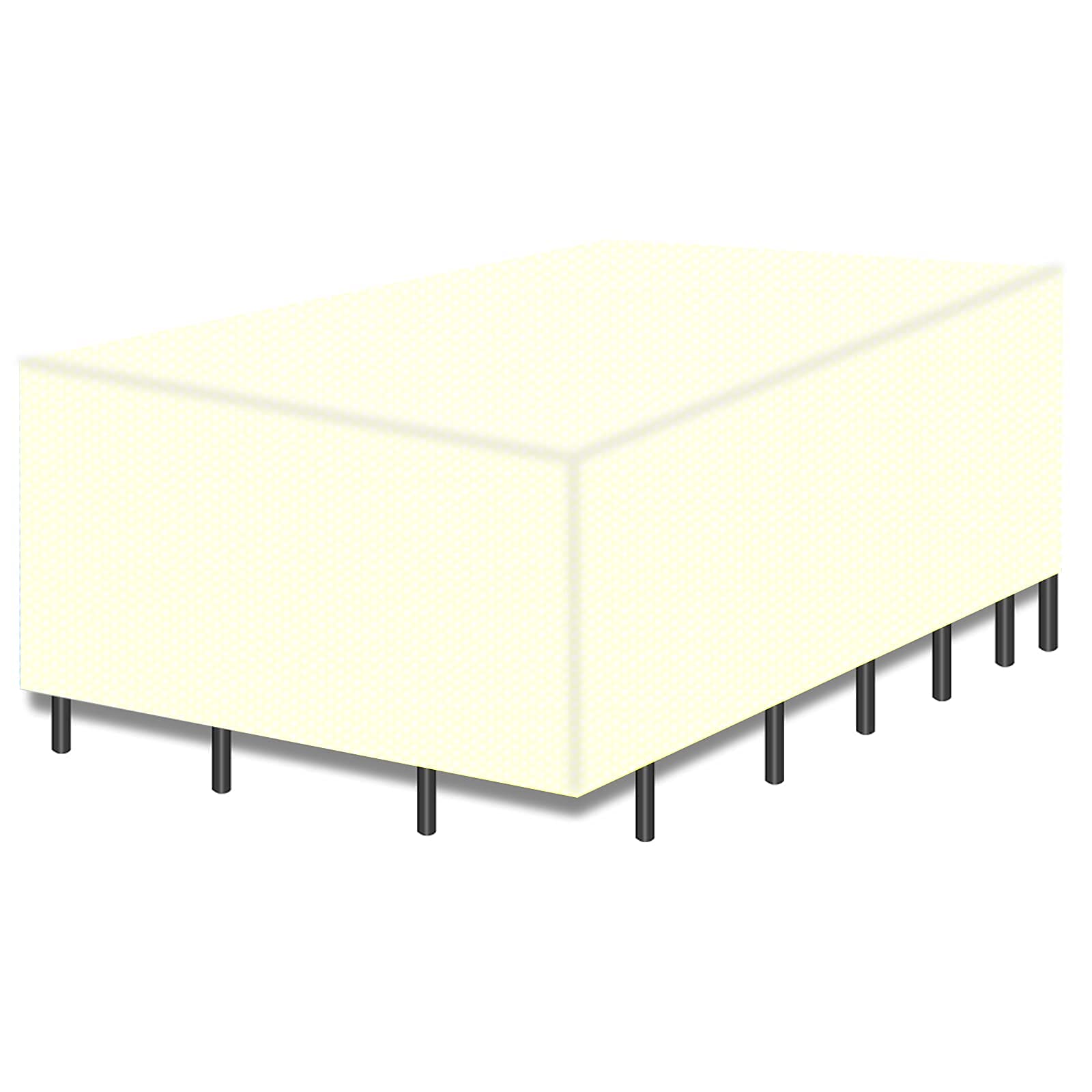 Waterproof UV-Resistant Patio Furniture Sofa Cover - All-Weather Protection for Outdoor Couch, Sectional & Loveseat (102x55x27 Inch, Beige) | Perfect for Garden, Backyard, Terrace & Poolside Use