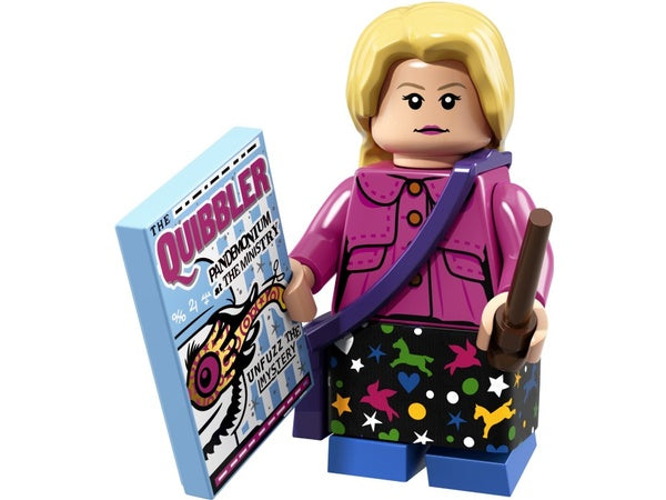 Harry Potter Series 1 Luna Lovegood Minifigure - Collectible Wizarding World Character for Display & Fantasy Play
