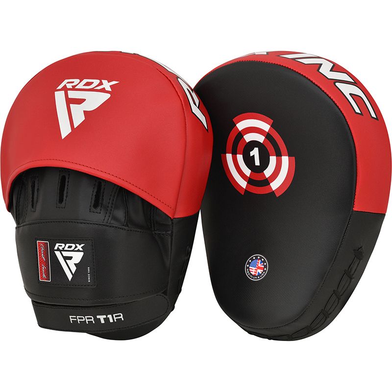 RDX T1 Curved Boxing Focus Mitts - Professional MMA Training Pads for Punching, Kickboxing & Muay Thai - Ideal for Home Gym, Martial Arts & Boxing Workouts