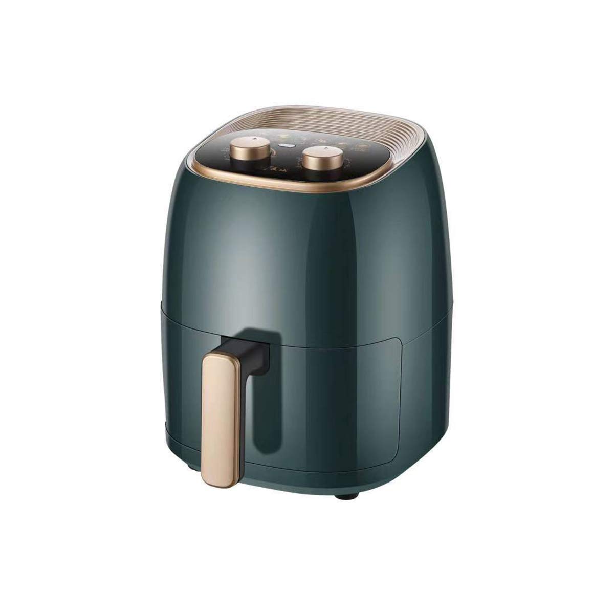 4.7QT Air Fryer Oven with Nonstick Basket - Oil Free Cooking, Knob Control, Auto Shut Off & Temperature Adjustment - Includes 6 Recipe Guides - Perfect for Healthy Meals, Snacks & Family Dinners