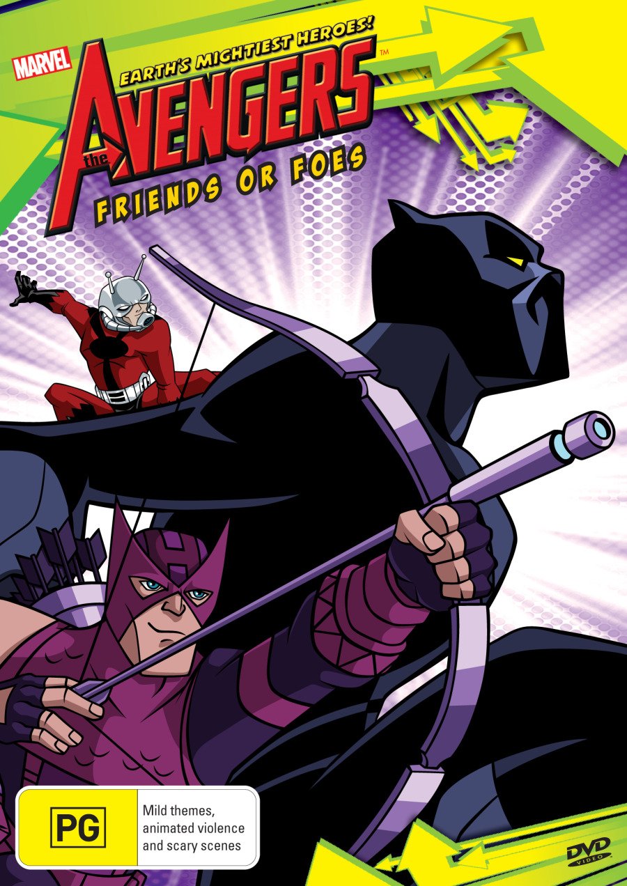 Avengers Earth's Mightiest Heroes: Friends or Foes DVD - Complete Season | Marvel Superhero Action Animation | Perfect for Marvel Fans & Kids' Movie Nights