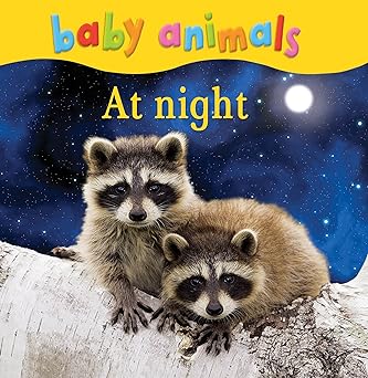 Baby Animals: At Night Board Book - Cute Nocturnal Animal Stories for Toddlers & Kids - Perfect for Bedtime Reading & Early Learning