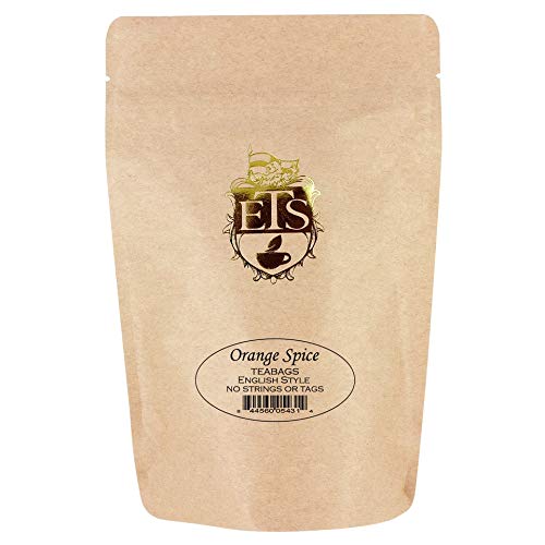 Premium Orange Spice Flavored Black Tea Bags - 25 Count | Loose Leaf Tea Alternative | Perfect for Morning Boost, Afternoon Relaxation & Gift Giving