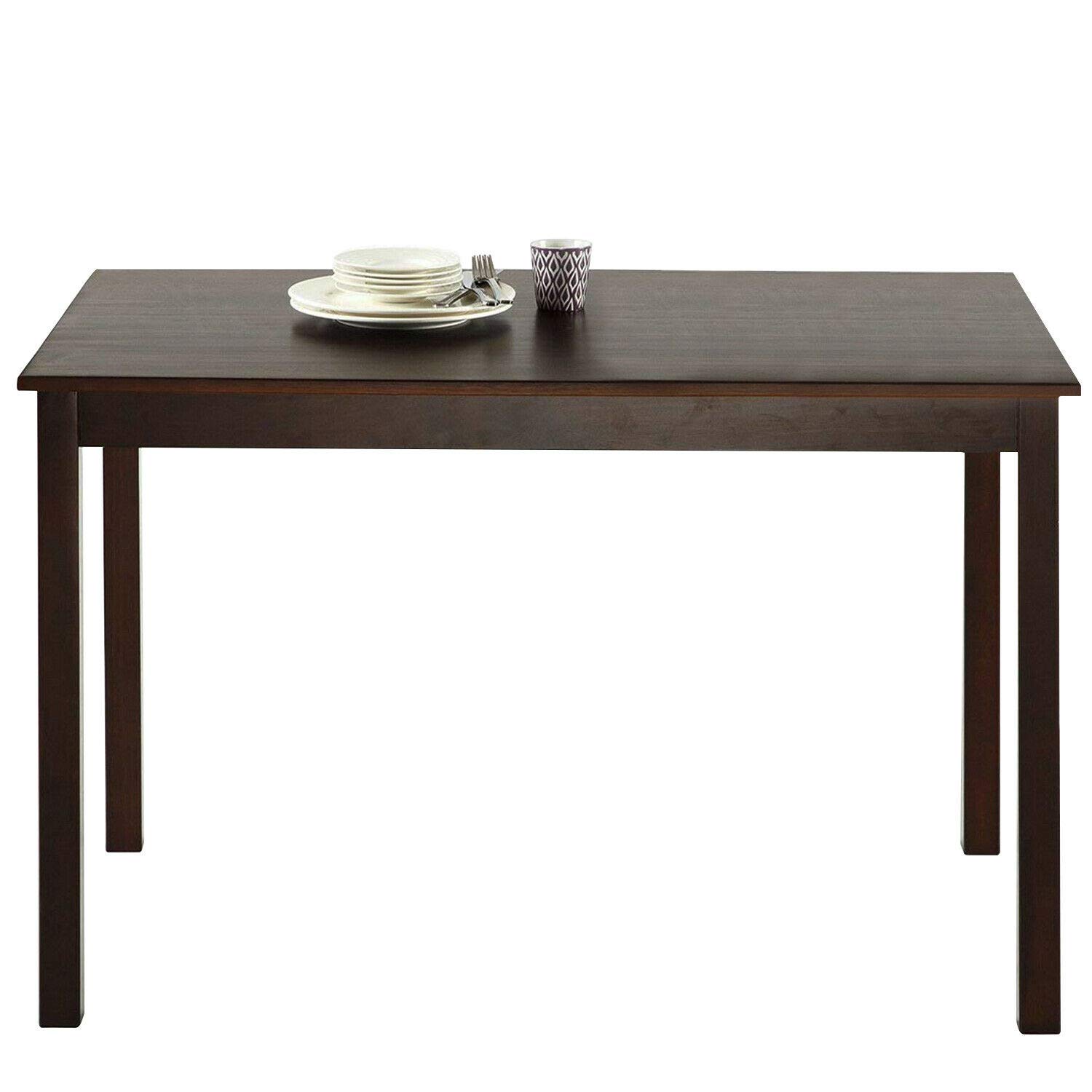 Compact Kitchen Dining Table Set for Small Spaces - 3-Piece Round Wooden Table with Chairs - Perfect for Apartments, Breakfast Nooks & Cozy Dining Areas