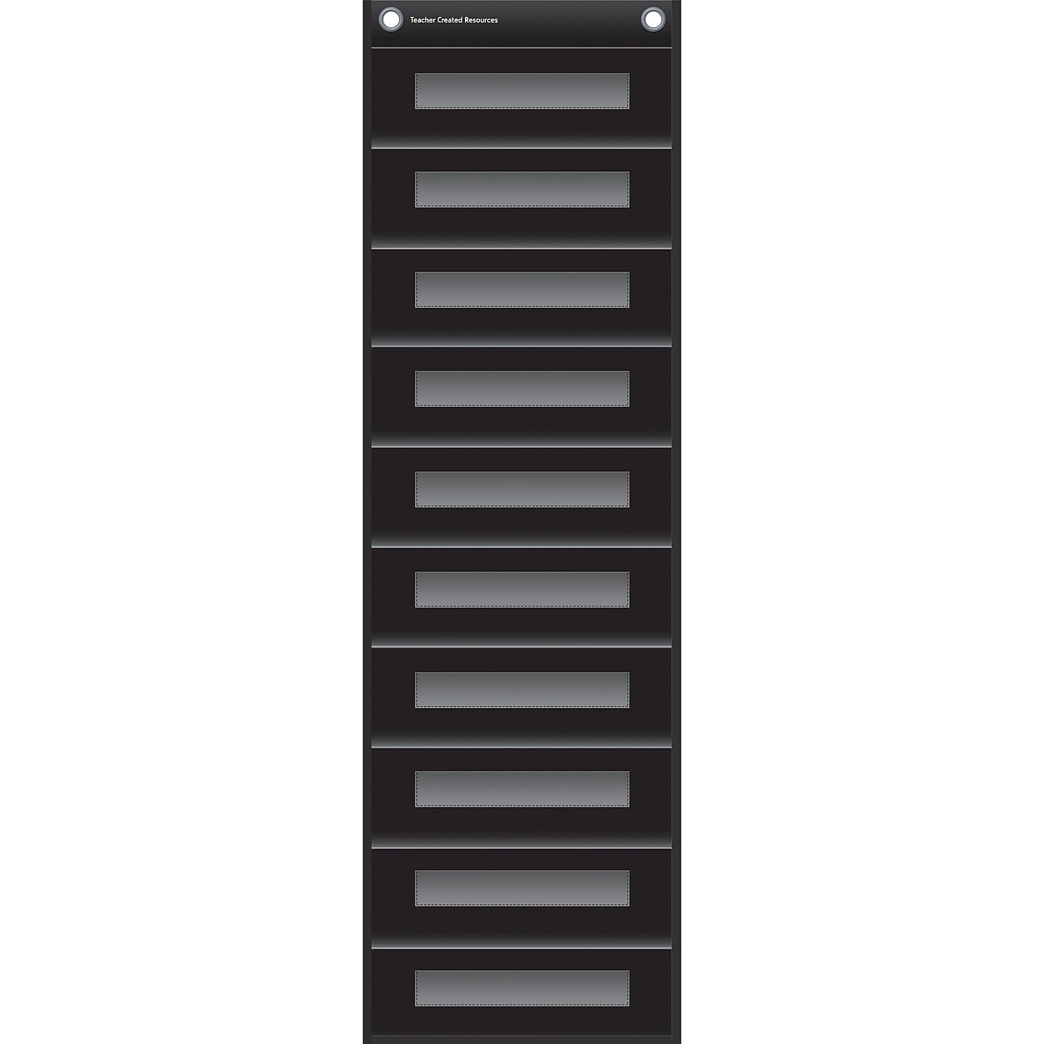 10-Pocket Black File Storage Organizer Chart - 14