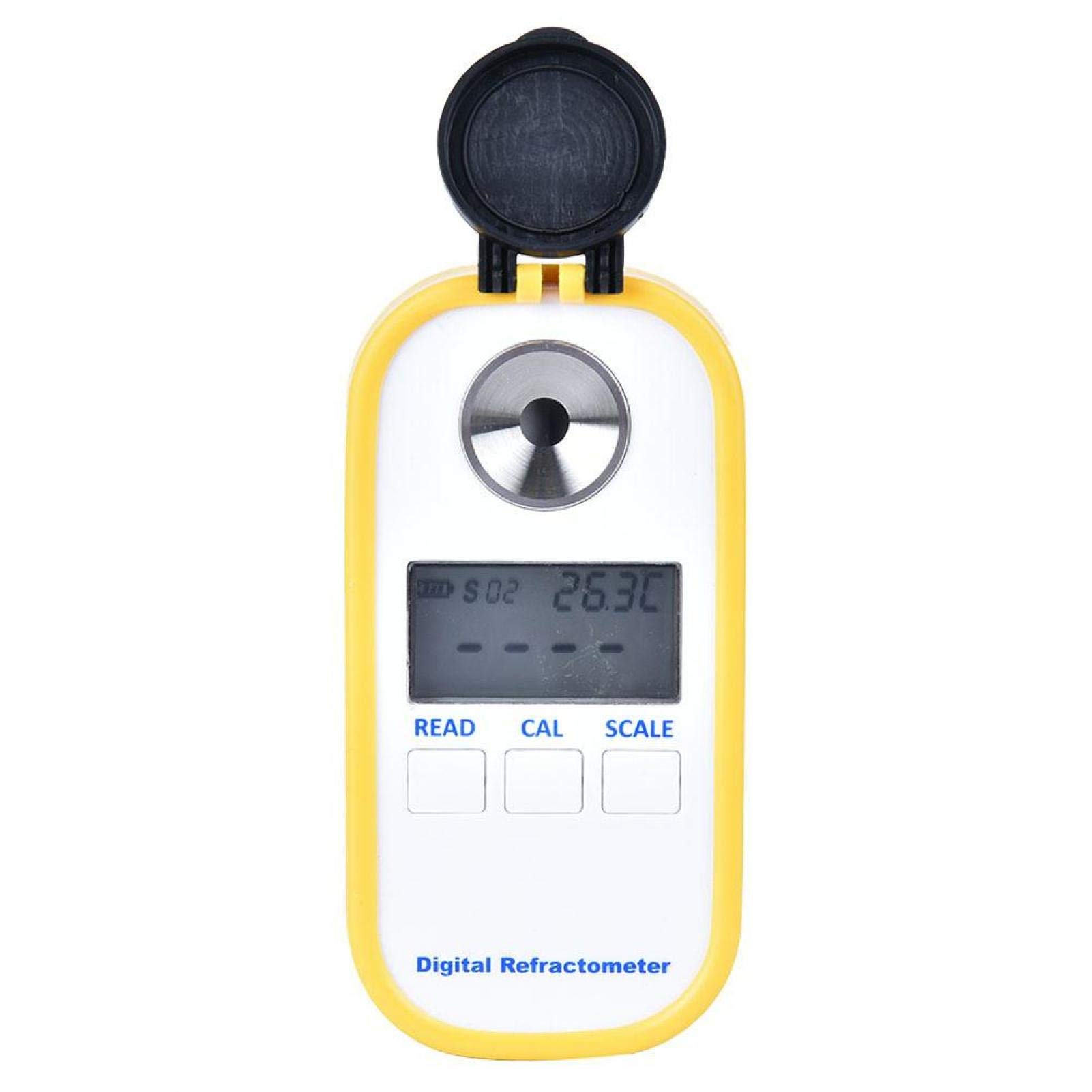 Tgoon Brix Refractometer with LCD Display - High Accuracy TDS Meter for Home Brewing, Wine Making, and Measuring Sugary Drinks | Perfect for Coffee, Juice, and Hydroponics Testing