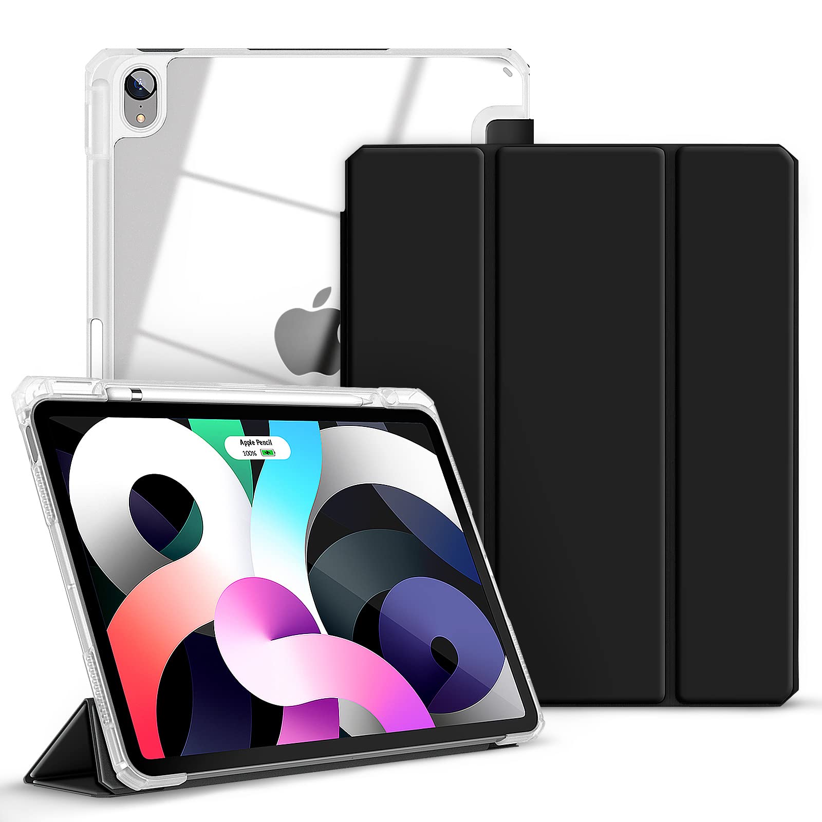 Gahwa Protective Case for iPad Air 4th Generation (2020 Model) 10.9 Inch - Slim Fit Shockproof Cover with Auto Sleep/Wake - Perfect for Work, School & Travel