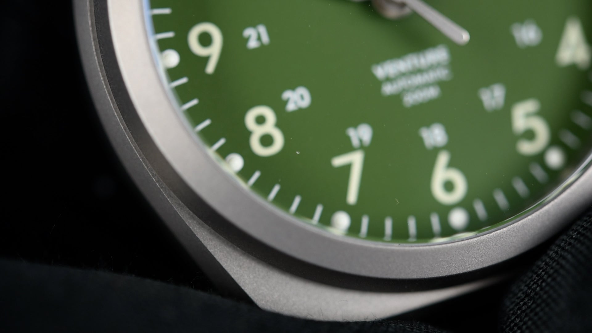 BOLDR Venture Jungle Green Automatic Watch - Durable Stainless Steel Men's Watch for Outdoor Adventure, Hiking & Travel - Waterproof & Shock Resistant