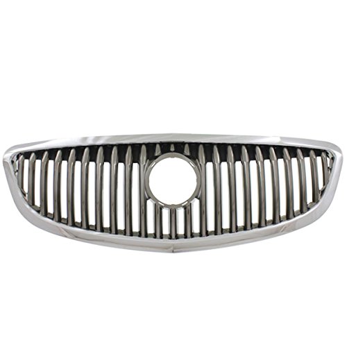 Chrome Front Center Grille Assembly for 2008-2012 Buick Enclave 3.6L V6 - Perfect for Car Restoration & Custom Upgrades