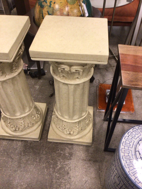 Premium Cream Casted Column - Elegant Home Decor for Living Room, Bedroom & Office - Perfect for Modern Interior Design & Stylish Spaces