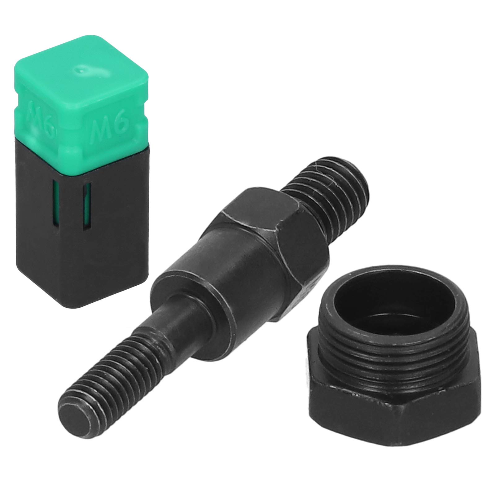 M6 Rivet Gun Tool Head - Alloy Steel Threaded Mandrel & Nose for Riveting - DIY & Auto Repair