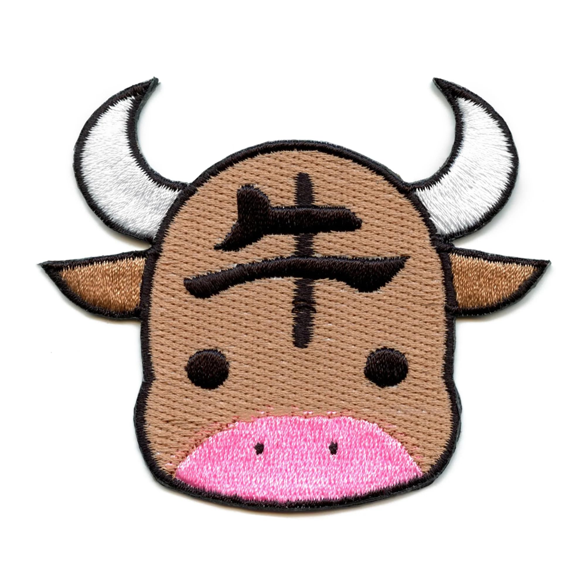Ox Chinese Zodiac Embroidered Iron On Patch - DIY Clothing Decoration for Jackets, Hats & Bags