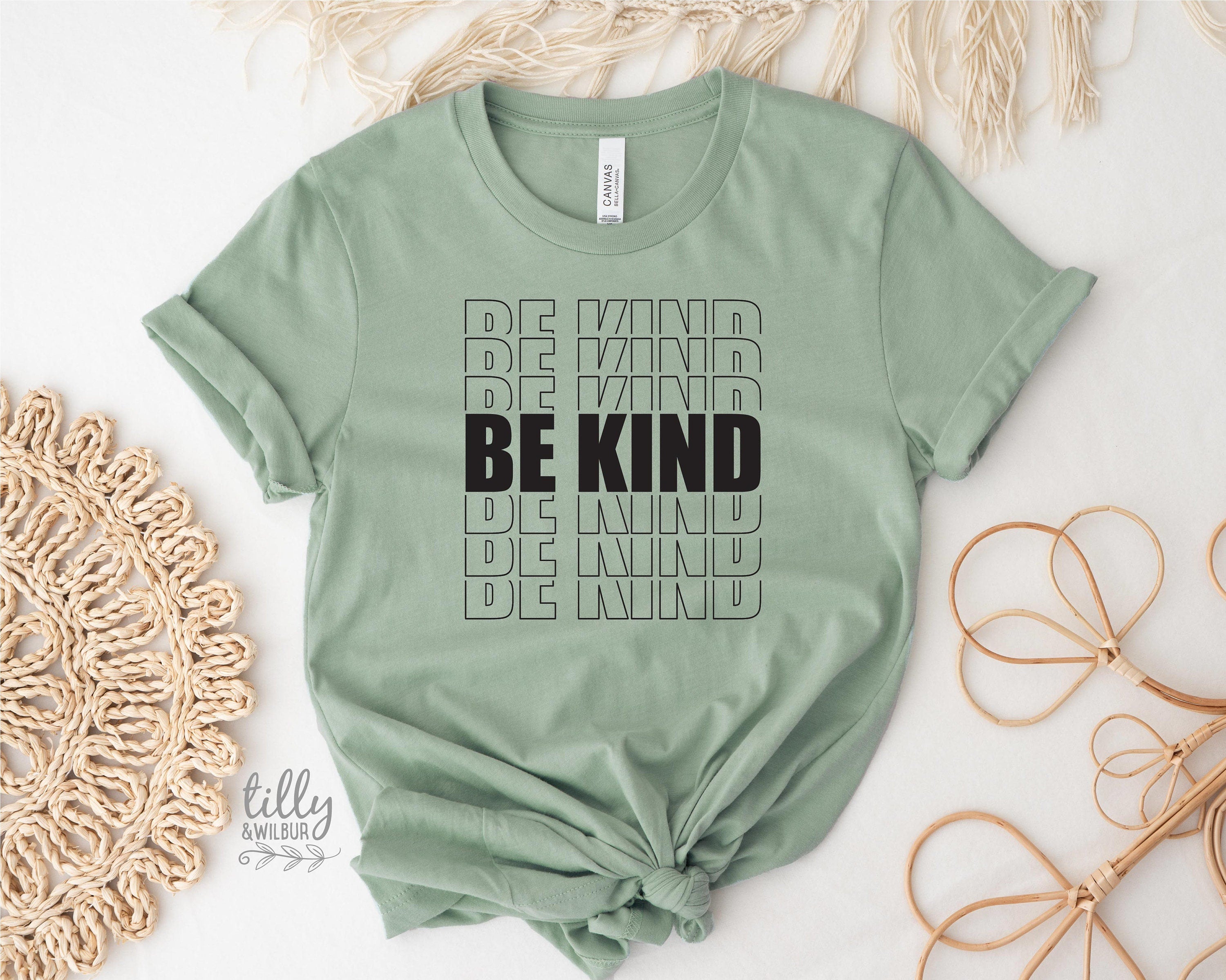 Be Kind Women's T-Shirt - Soft Cotton Comfort Tee for Everyday Wear | Casual Outfit & Positive Message Apparel