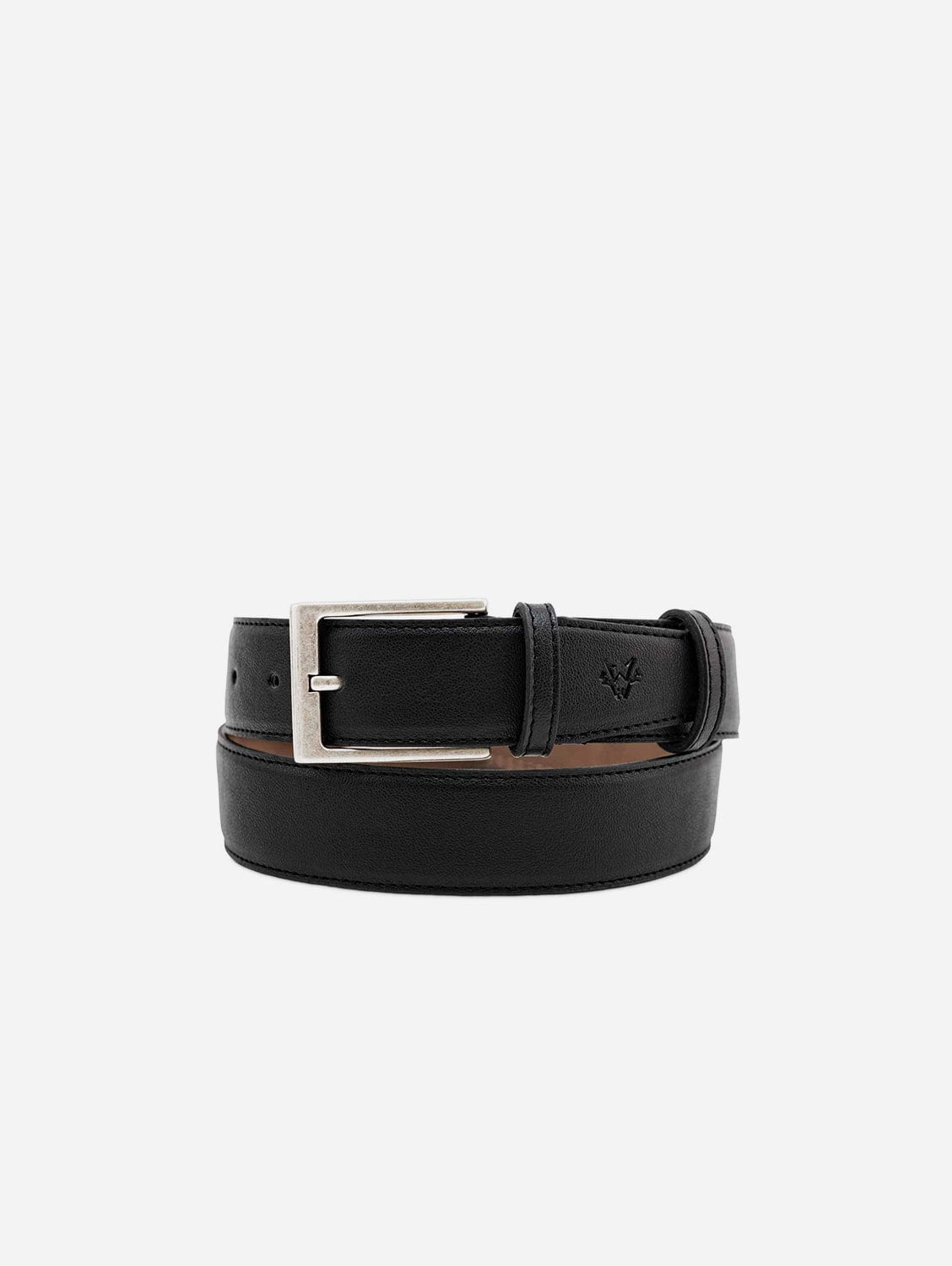 Miller Classic Vegan Leather Belt for Men & Women - Stylish & Durable Black Faux Leather Belt | Perfect for Casual, Office & Formal Wear