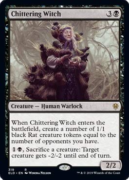 Chittering Witch - Exclusive Brawl Deck for Magic: The Gathering | Perfect for Competitive Play & Collectors