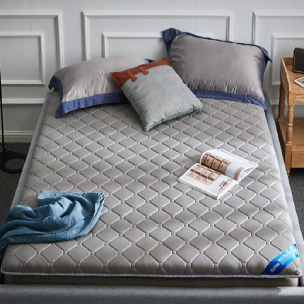 WCPQT Foldable Breathable Non-Slip Mattress - Soft Skin-Friendly Medium Firm Cotton Mattress for All Seasons | Perfect for Guest Beds, Dorms, Camping & Home Use