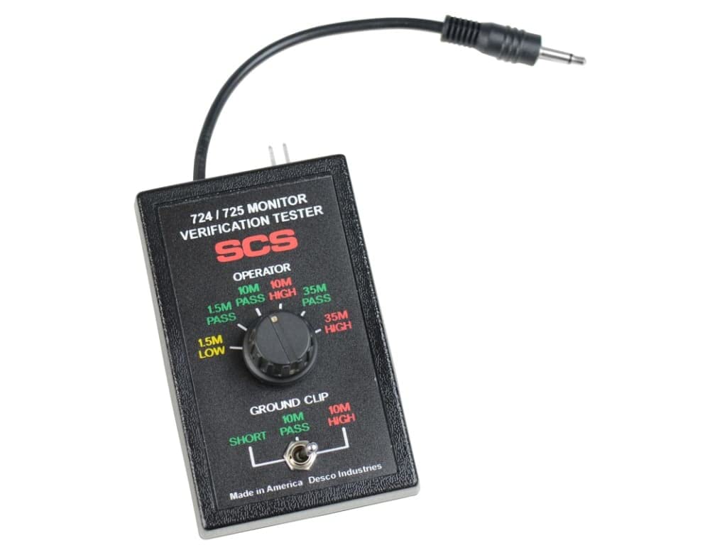 SCS 770065 Verification Tester for 724 & 725 Monitors - Professional Testing Equipment for Industrial Monitors | Perfect for Quality Control & Maintenance