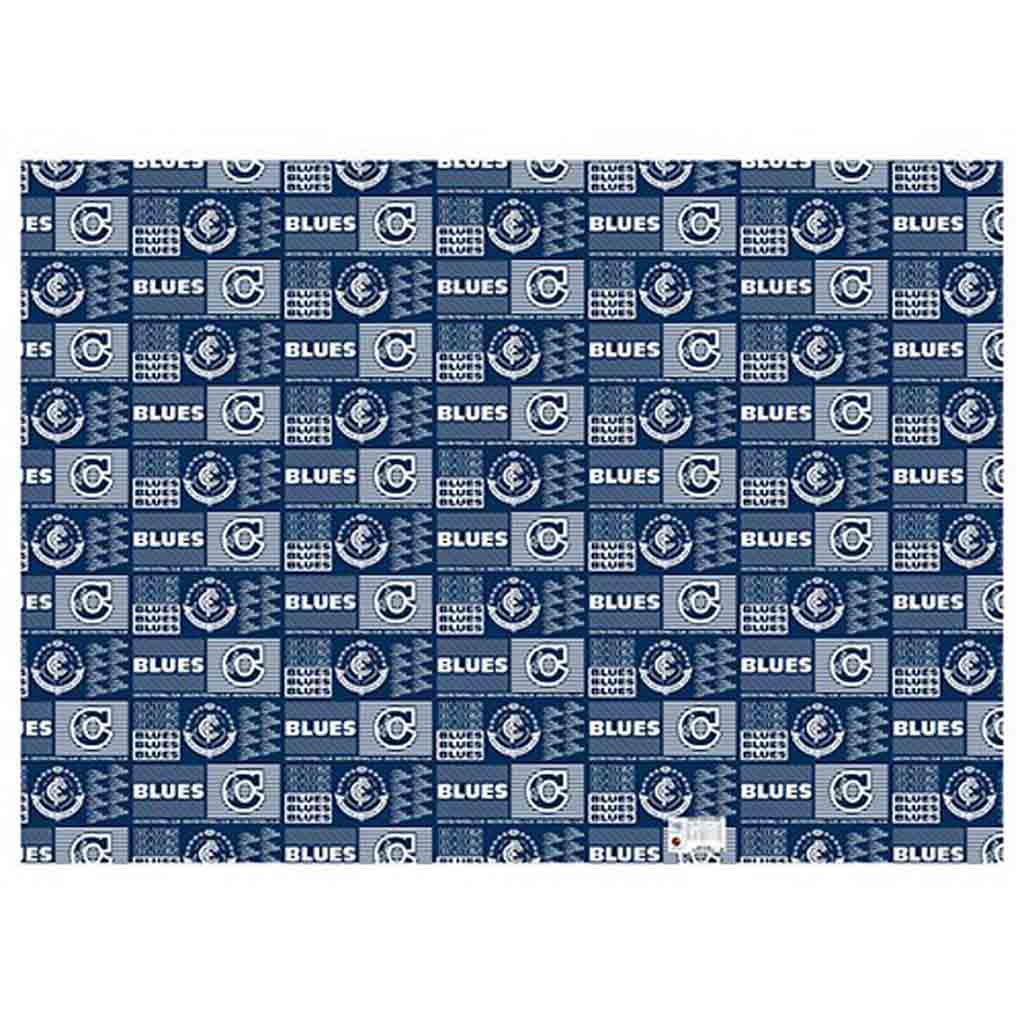 Carlton Blues Wrapping Paper - Premium Gift Wrap for Birthdays, Christmas & Special Occasions - Perfect for Fans & Team Spirit Gifts