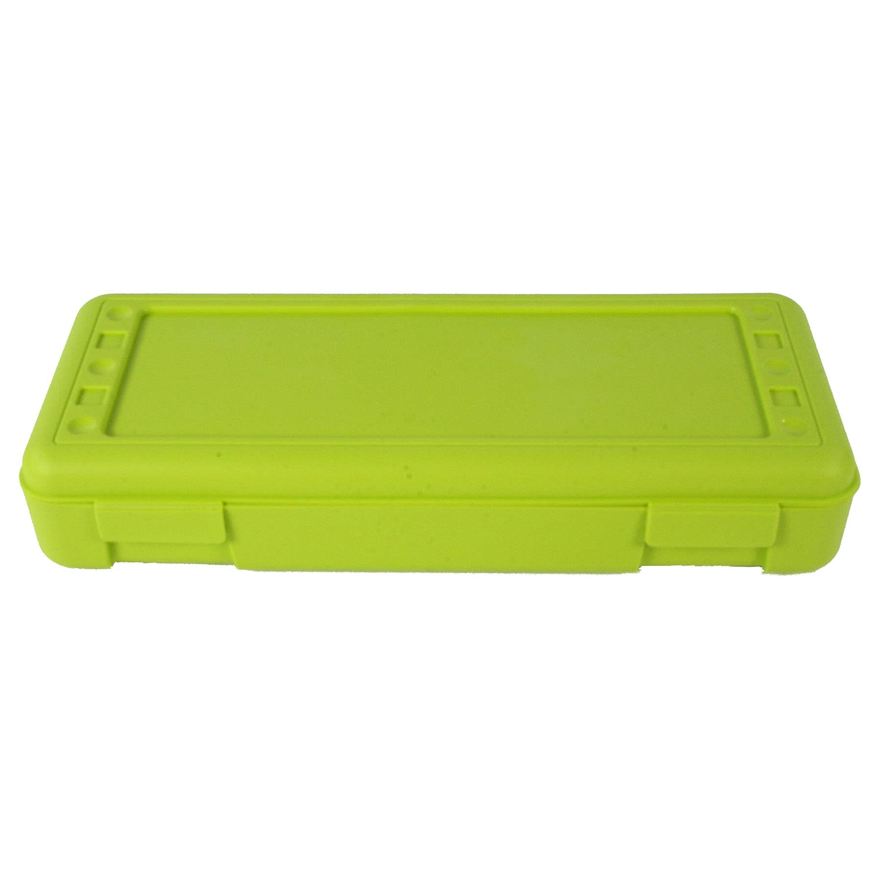 Romanoff Ruler Box - 12 Inch Lime Green Opaque Plastic Measuring Tool for School, Office & Craft Projects | Perfect for Students, Teachers & DIY Enthusiasts
