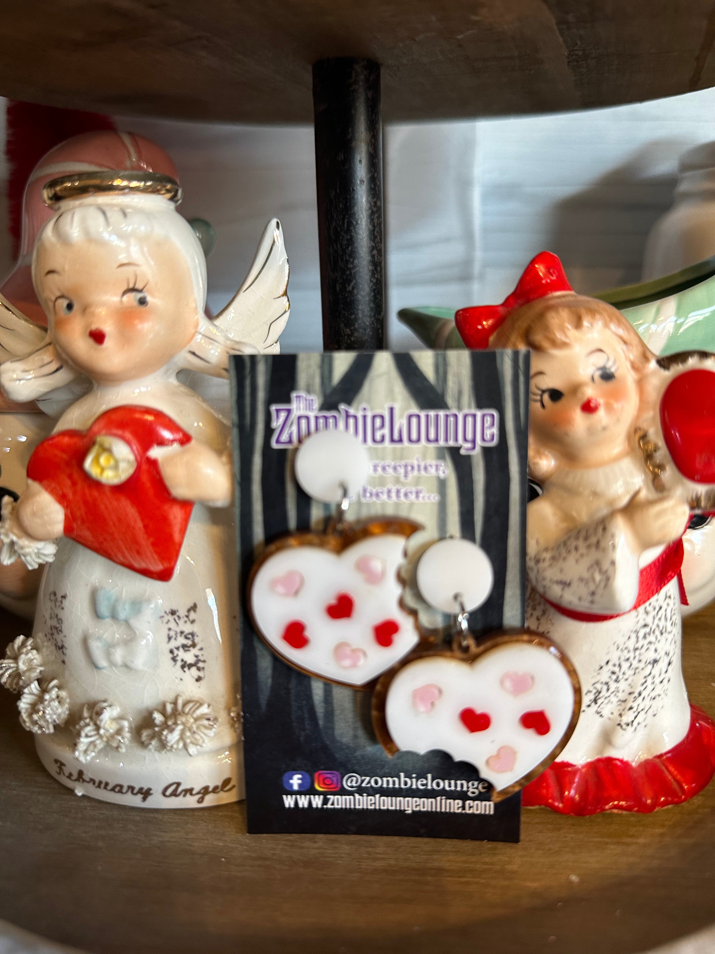 Valentine's Day Heart Cookie Earrings - Sweet Romantic Jewelry Gift for Her - Perfect for Valentine's Gifts, Anniversaries & Date Nights